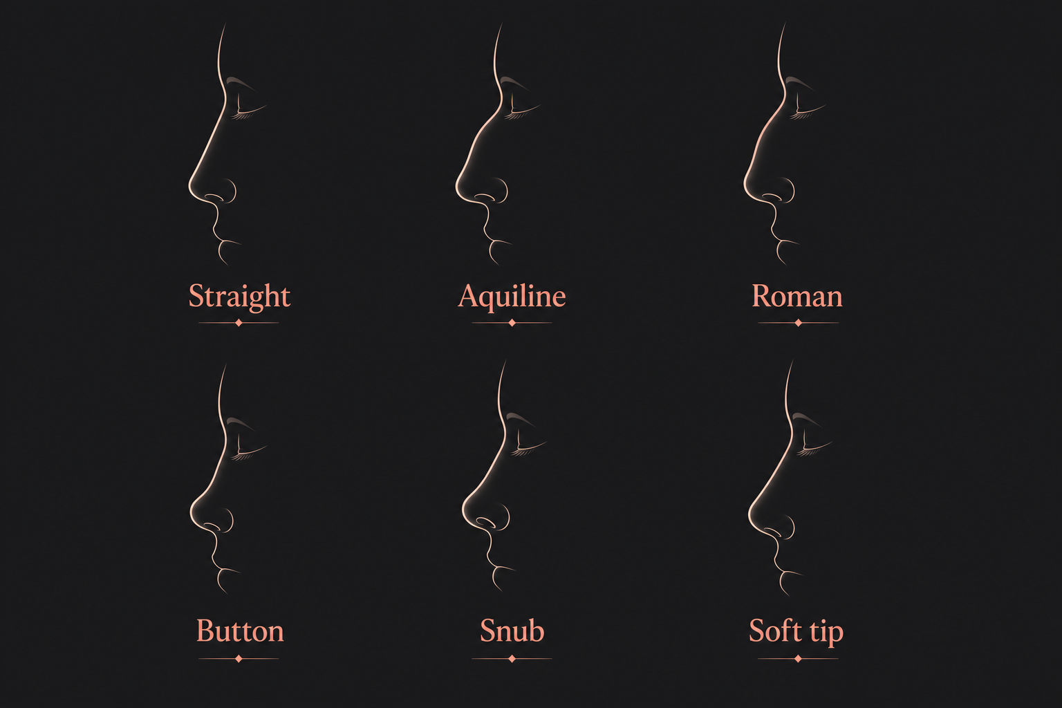 Types of nose shapes: a practical visual guide